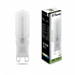Лампа светодиодная Feron LB-431 G9 7W 4000K 540Lm 230V
