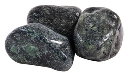 Камни Змеевик шлифованный ф 70-100 (ведро 20 кг)