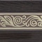 Шина потолочная КР 3-х ряд 2,5м с блендой (одиссея) венге с зол 7см (Изображение 1)