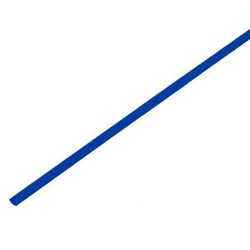Термоусаживаемая трубка  2.0/1.0 мм 1 м синяя REXANT