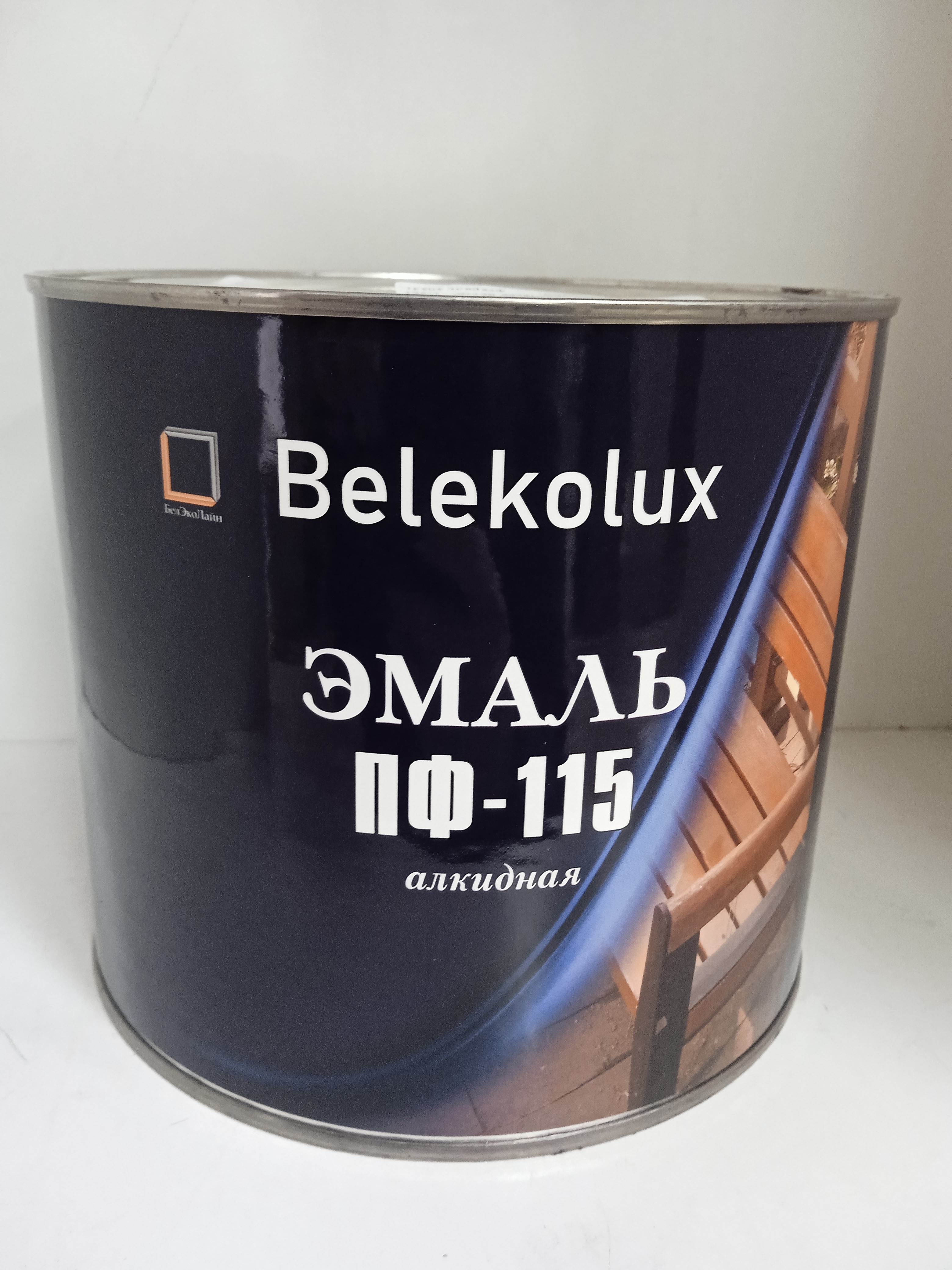 Эмаль Belekolux ПФ-115  1,9кг черная (Изображение 1)
