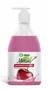 Жидкое крем-мыло с дозатором "Milana" 0,5л (спелая черешня) (Изображение 1)