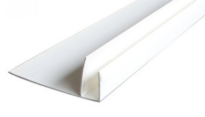 Профиль Идеал Санни 8мм F-образный белый 3м (Изображение 1)