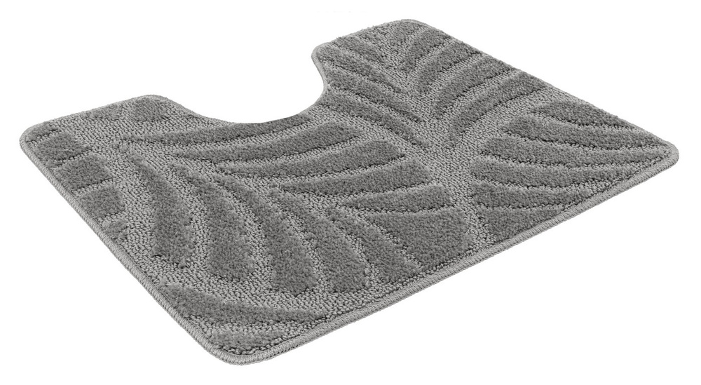 Коврик для ванной 1 предм. SHAHINTEX АКТИВ icarpet 50х60 см, серый (Изображение 1)