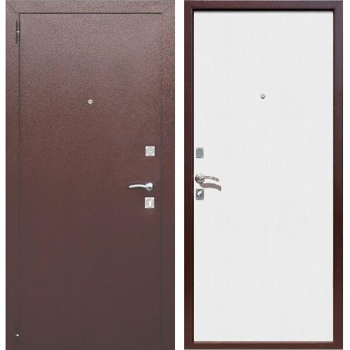 Дверь мет. Dominanta Беленый дуб (960мм) правая (Изображение 1)