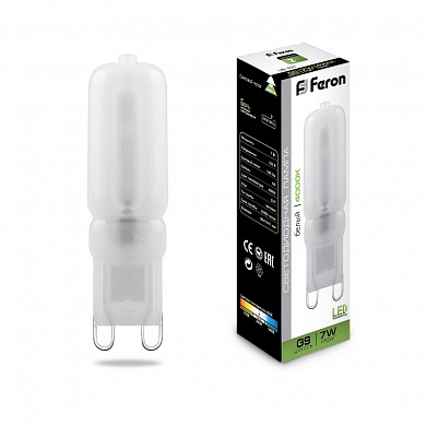 Лампа светодиодная Feron LB-431 G9 7W 4000K 540Lm 230V (Изображение 1)