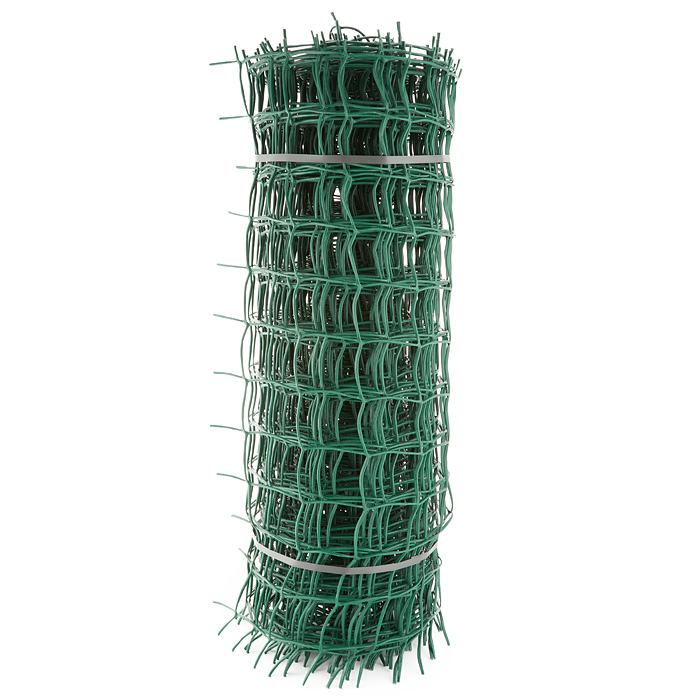 Сетка садовая пластмассовая (83х83мм) рулон 1х20м зеленая (Изображение 1)