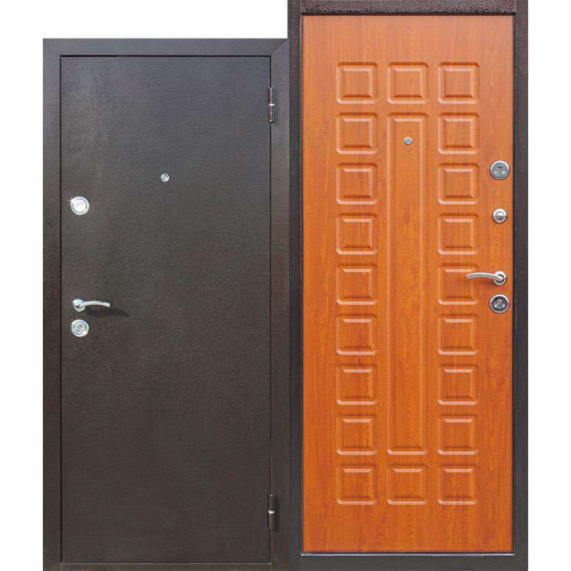 Дверь Йошкар Золотистый дуб (960, правая) фурнитура внутри (Изображение 1)