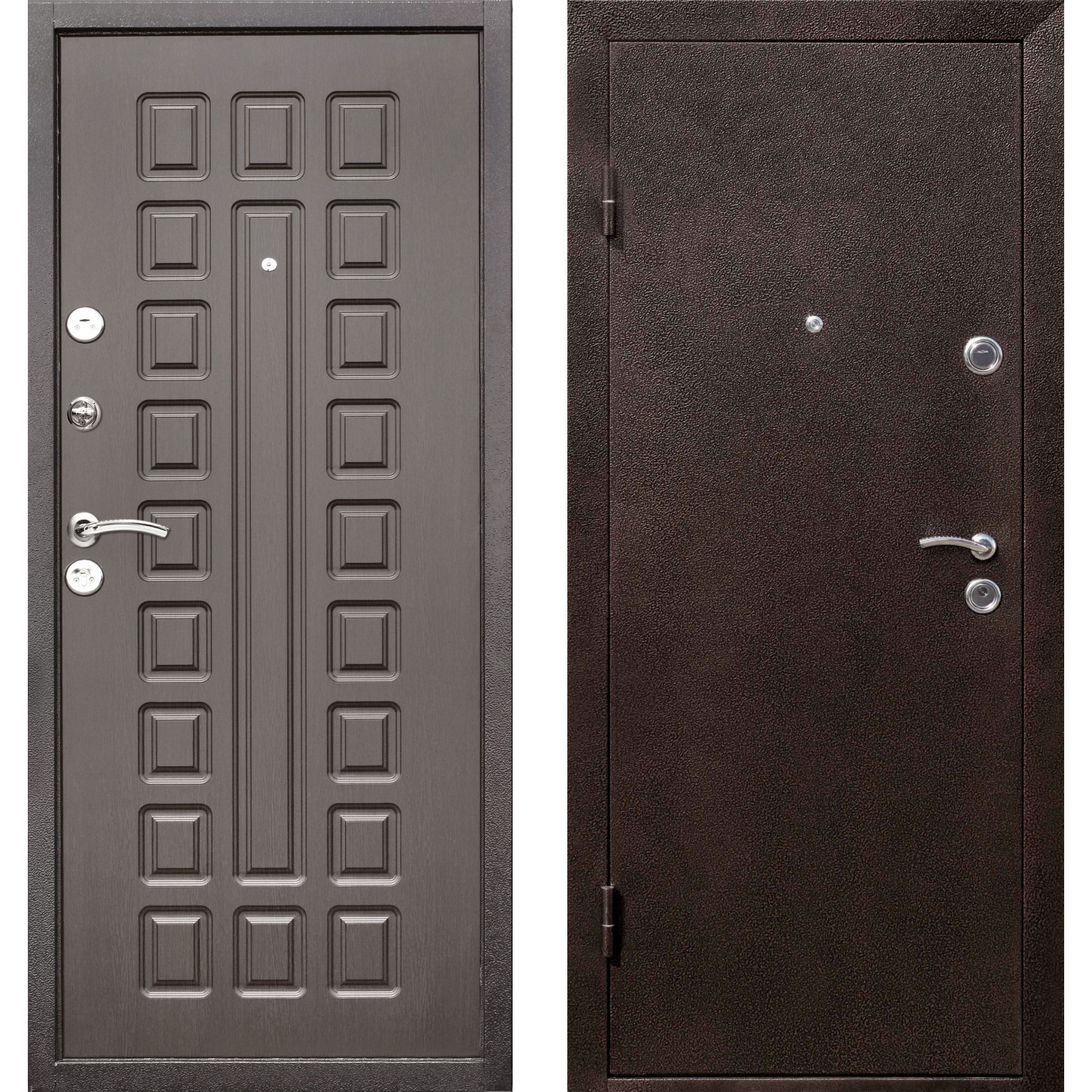 Дверь Йошкар Венге (960, левая) фурнитура внутри (Изображение 1)