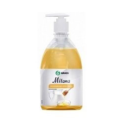 Жидкое крем-мыло с дозатором "Milana" 0,5л (молоко и мед)
