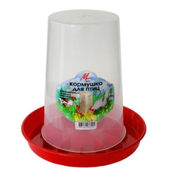 Кормушка пластмассовая для домашней птицы вместимость 3 кг малая (Пятигорск)