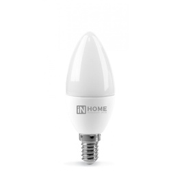 Лампа светодиодная IN HOME LED-СВЕЧА-VC 8Вт 230В Е14 6500К 600Лм