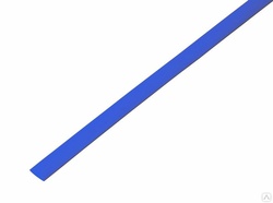 Термоусаживаемая трубка  6.0/3.0 мм 1 м синяя REXANT