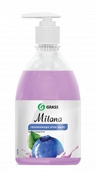 Жидкое крем-мыло с дозатором "Milana" 0,5л (черника в йогурте)