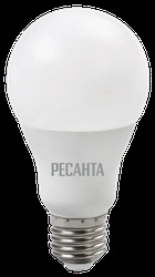 Лампа светодиодная Ресанта LL-R-A65-15W-230-4K-E27 груша, нейтральный