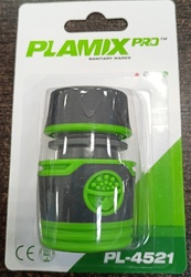PLAMIX PRO PL-4521 Коннектор быстросъёмный для шланга  1/2" (ABS, TPR, PP, блистер) (240/24 шт)