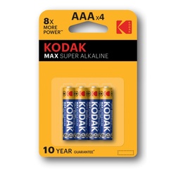 Элемент питания Kodak LR03-4BL MAX SUPER Alkaline