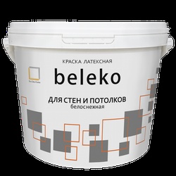 Краска в/д  BelEko для стен и потолков 3,0 кг
