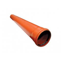 НК Труба 110 2м Кубаньтехнопласт ПП (красная) (толщина 2,7 мм)