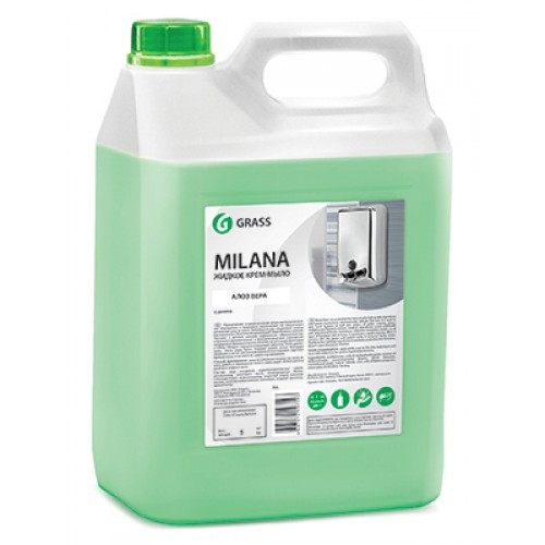 Жидкое крем-мыло "Milana" 5л (алоэ вера) (Изображение 1)