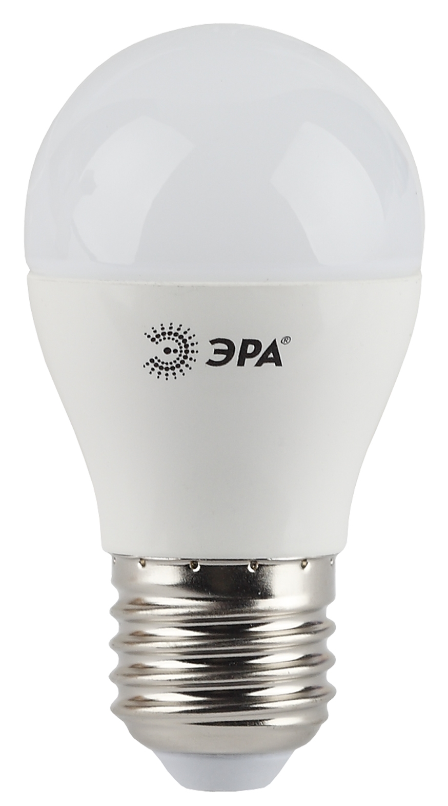Лампа светодиодная ЭРА LED P45-5w-840-E27 мат. х/бел (Изображение 1)