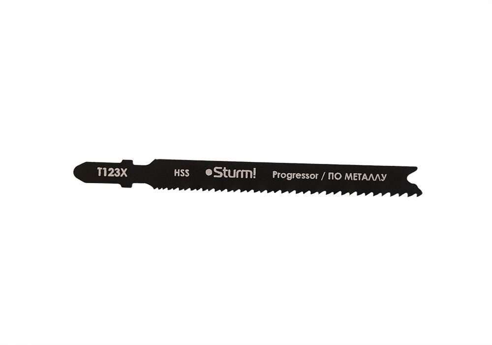 Пилка для лобзика 2-40мм Sturm T123X, унив. прям. рез, Прогрессор 5250615 (Изображение 1)