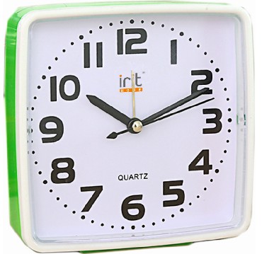 Часы-будильник PERFEO (PF-5202) LUMINOUS PF-663, белый/зеленый (Изображение 1)