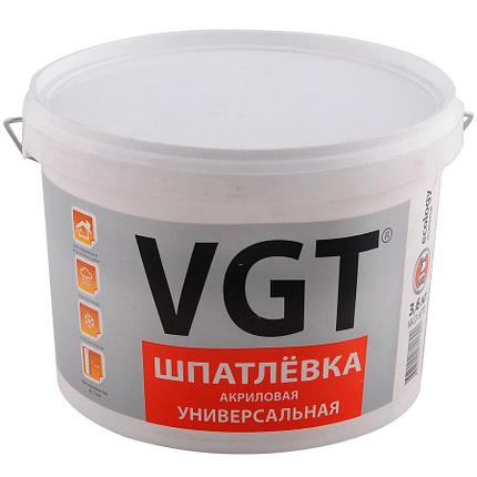 Шпатлевка ВГТ Универсальная акрилловая 3,6 кг (Изображение 1)