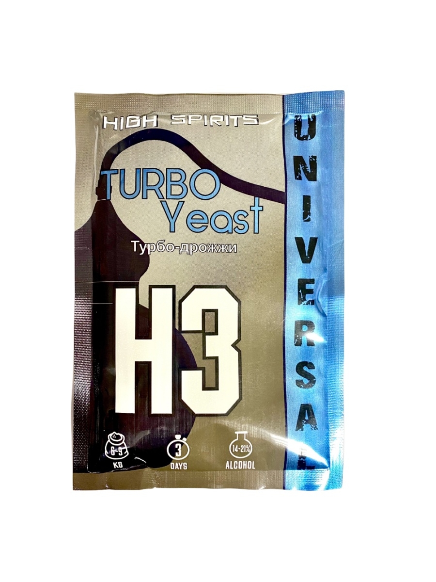 Турбо-дрожжи High Spirits H3 Universal 100г (Изображение 1)