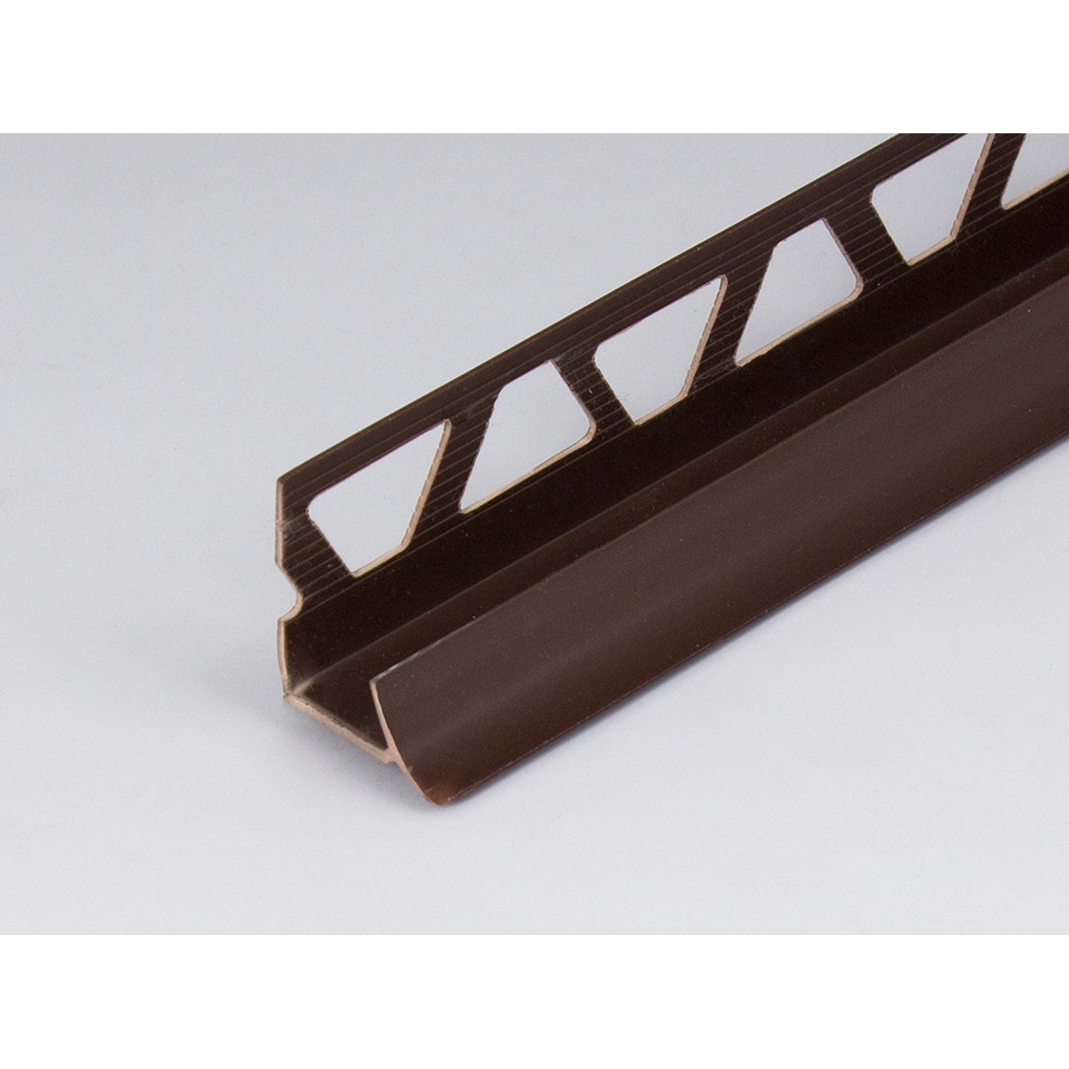 Угол для кафеля 9-10мм х 2,5м внутренний шоколад (Изображение 1)