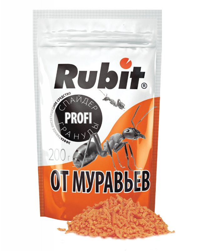 Рубит Спайдер Профи гранулы от муравьев 200г (Изображение 1)