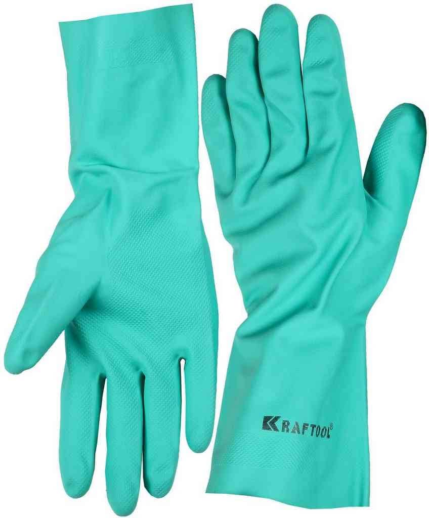 Перчатки нитриловые KRAFTOOL NITRIL маслобензостойкие индустриальные  XL 11280-XL_z01 (Изображение 1)