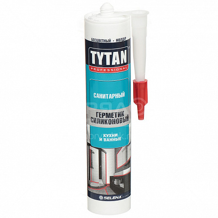 Герметик TYTAN силикон санитарный б/цв 310мл (Изображение 1)