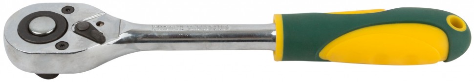 Вороток (трещотка) CrV механизм, пластиковая прорезиненная ручка 1/2'', 24 зубца (Изображение 1)