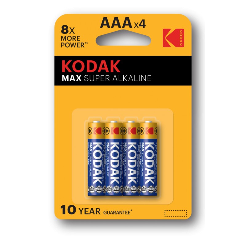 Элемент питания Kodak LR03-4BL MAX SUPER Alkaline (Изображение 1)