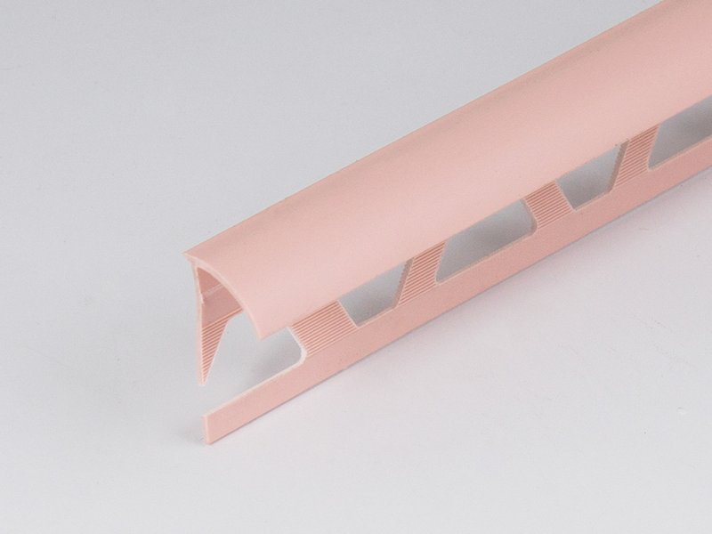 Угол для кафеля 8мм х 2,5м наружный светло-розовый (Изображение 1)