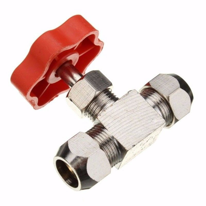 картинка Кран игольчатый под трубку 8 мм от магазина Евродом