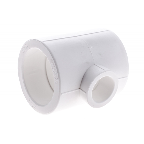 картинка Тройник перех. Ø50х25х50 PRO AQUA Белый (40) от магазина Евродом