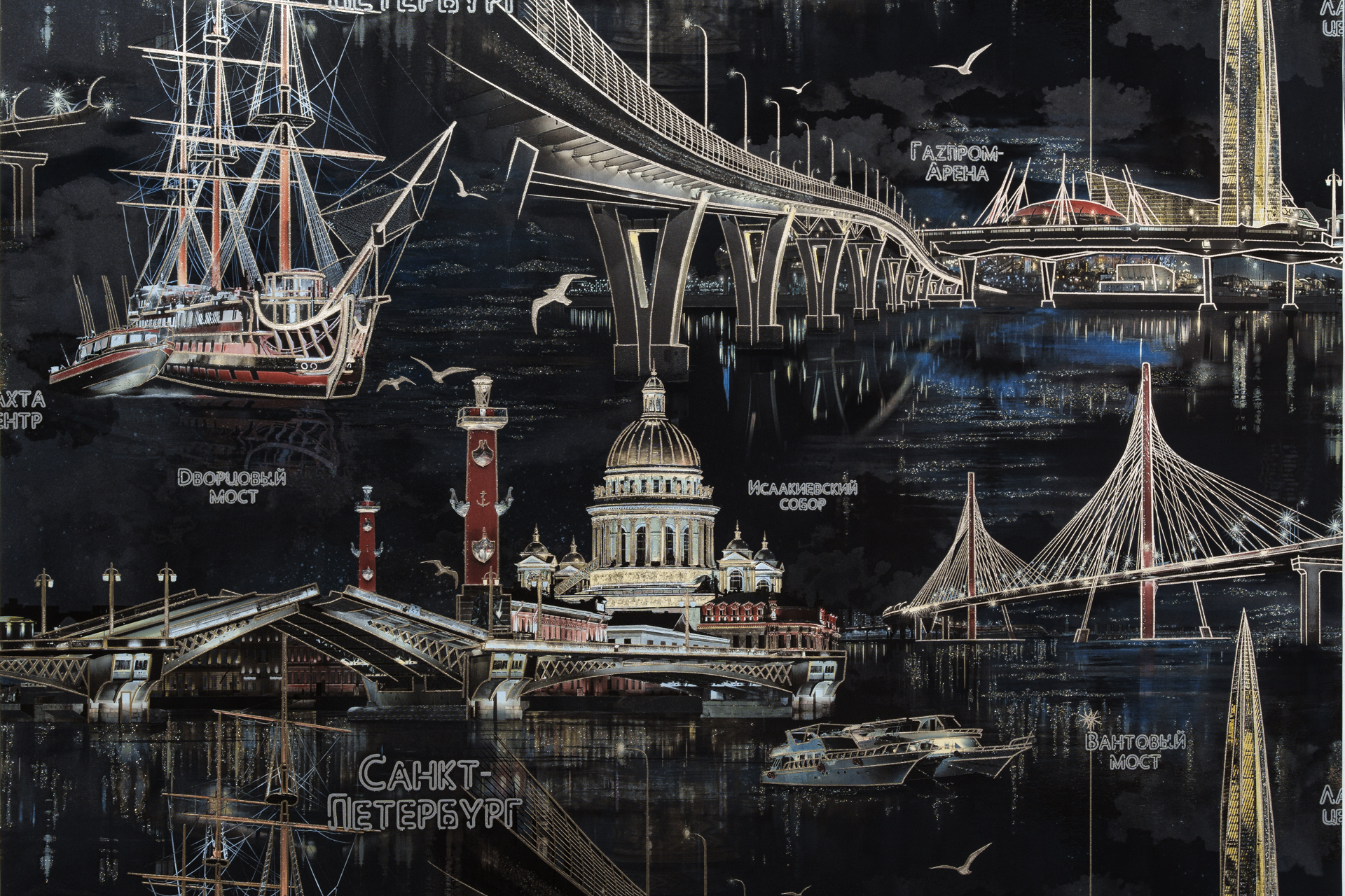 картинка 11236-05 Северная столица обои флизелиновые 1,06х10м ОП Артекс от магазина Евродом