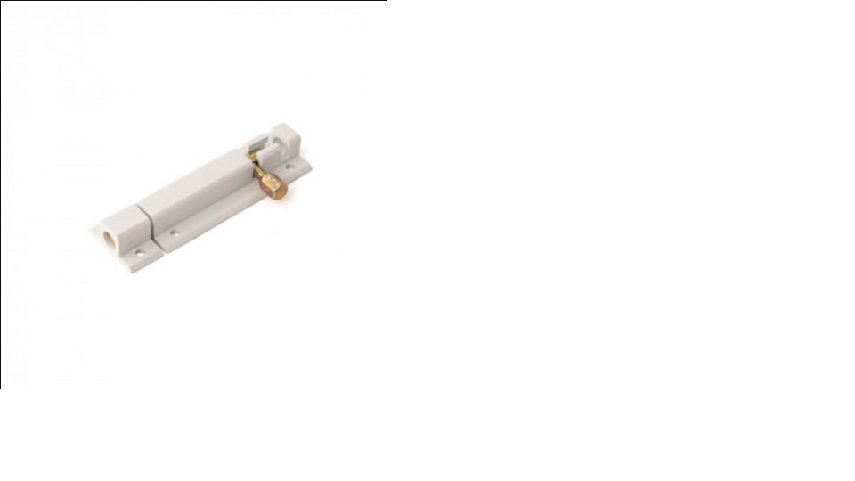 картинка Шпингалет DВ-05-60-W (500-60 W бел) от магазина Евродом