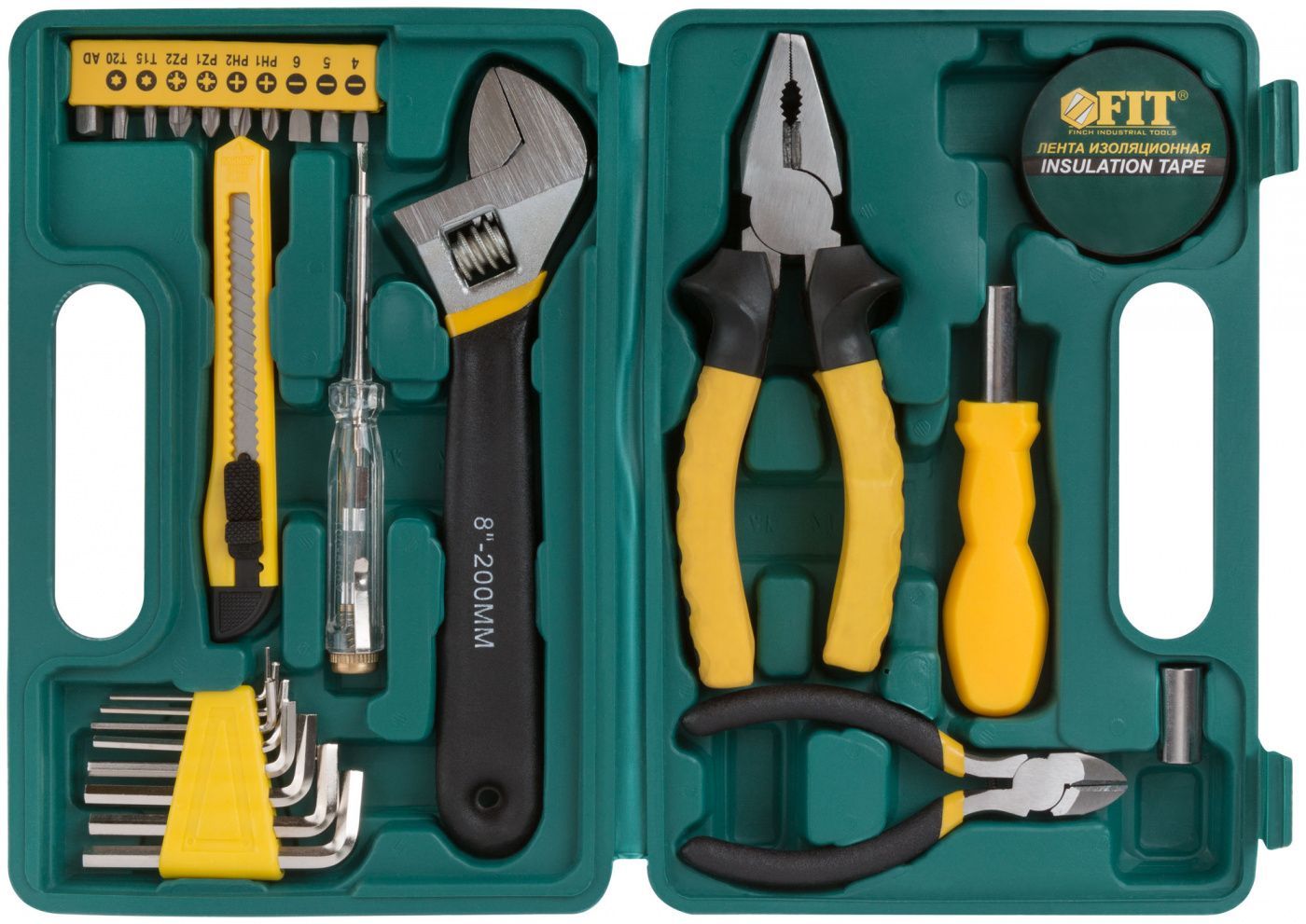 картинка Набор инструмента 26 шт., пластиковый чемодан от магазина Евродом