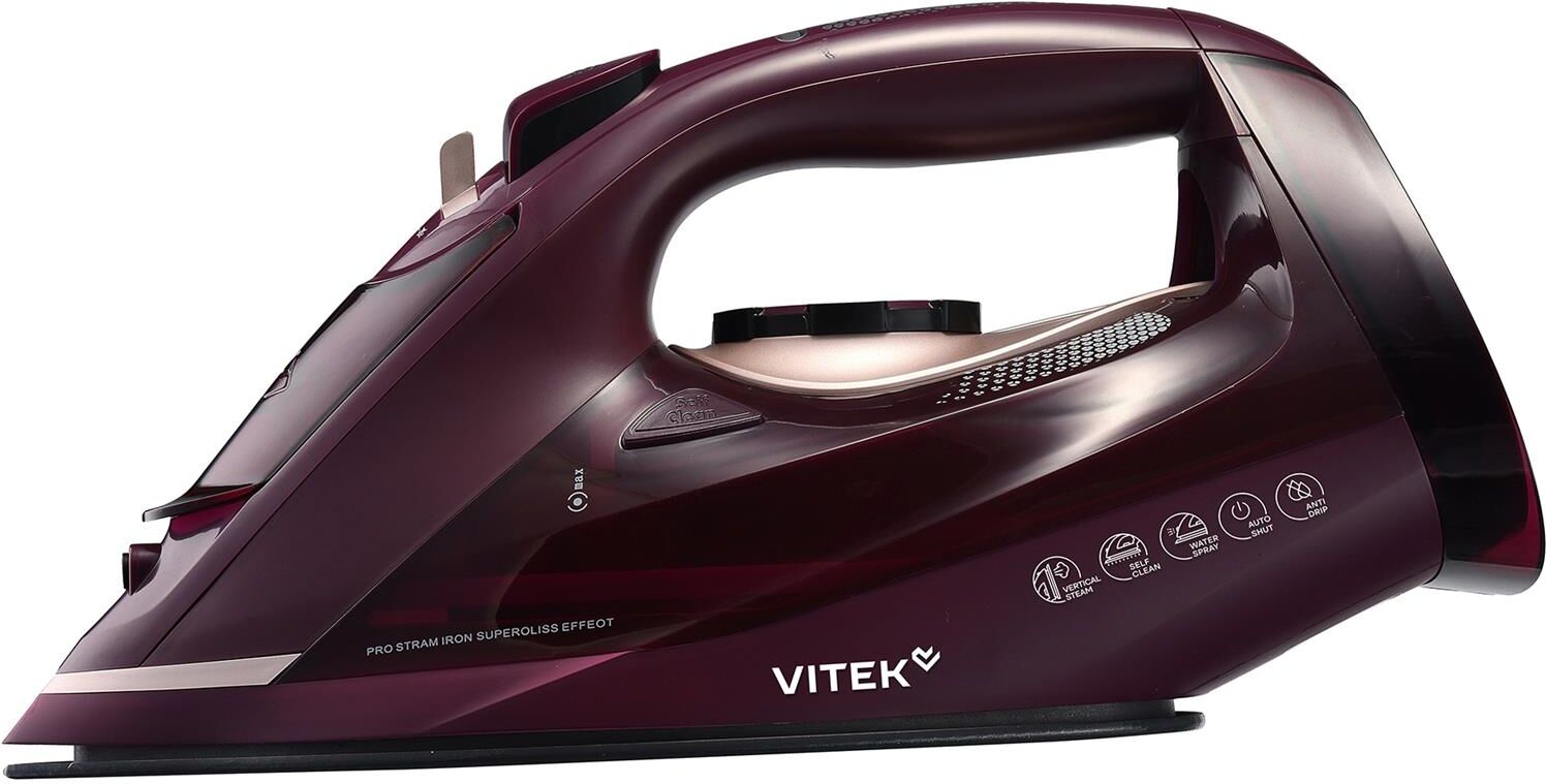картинка Утюг VITEK VT-IRN1204 бордовый от магазина Евродом