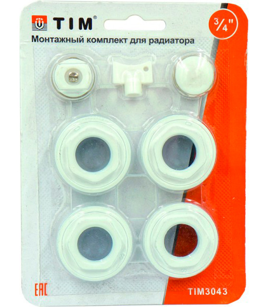 картинка Комплект для радиаторов 3/4" TIM от магазина Евродом