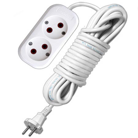 картинка Удлинитель 2х7м У6-011М ПВС 2*0,75 "У" от магазина Евродом