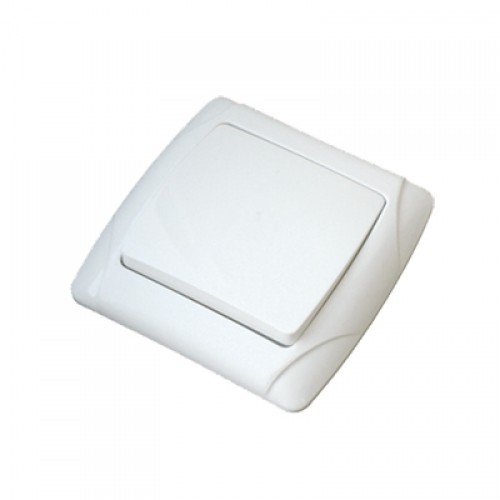 картинка Выключатель МАРГАРИТА 1-кл. скр. уст. 10А бел. М0021  от магазина Евродом