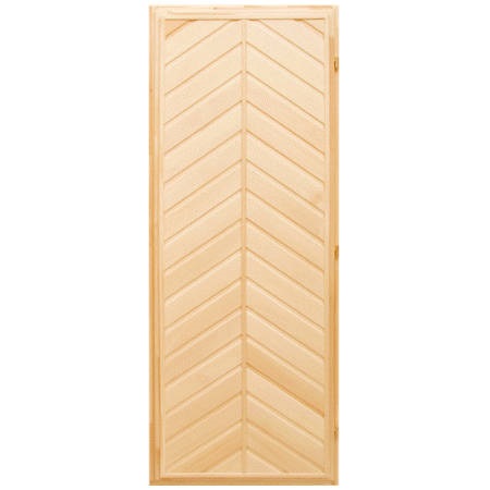 картинка Дверь глухая банная 1900х700 (сорт А) Елочка от магазина Евродом