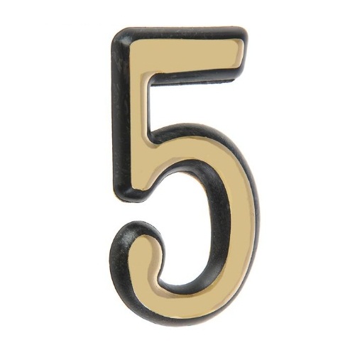 картинка Цифра БОЛЬШАЯ 5 пластм. от магазина Евродом