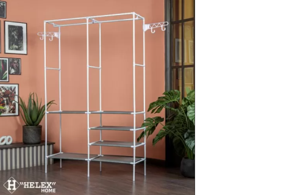 картинка Вешалка HELEX напольная для одежды W-24 от магазина Евродом