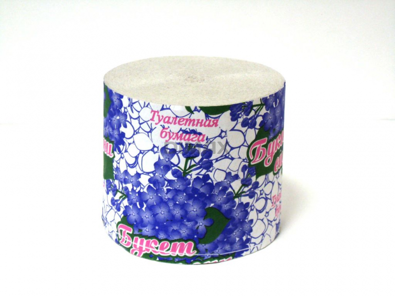 картинка Бумага туалетная со втулкой 37м Букет сирени №57 от магазина Евродом