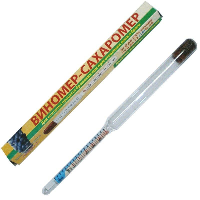 картинка Виномер-сахаромер (0-25 сахар, 0-12 спирт) от магазина Евродом